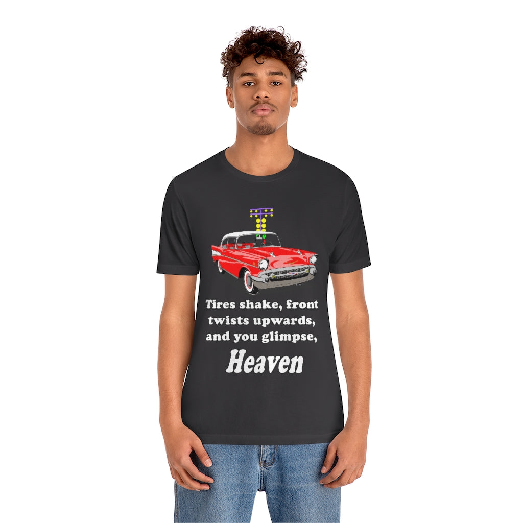 Red 57 Glimpse Heaven - Front only - Unisex Jersey Short Sleeve Tee