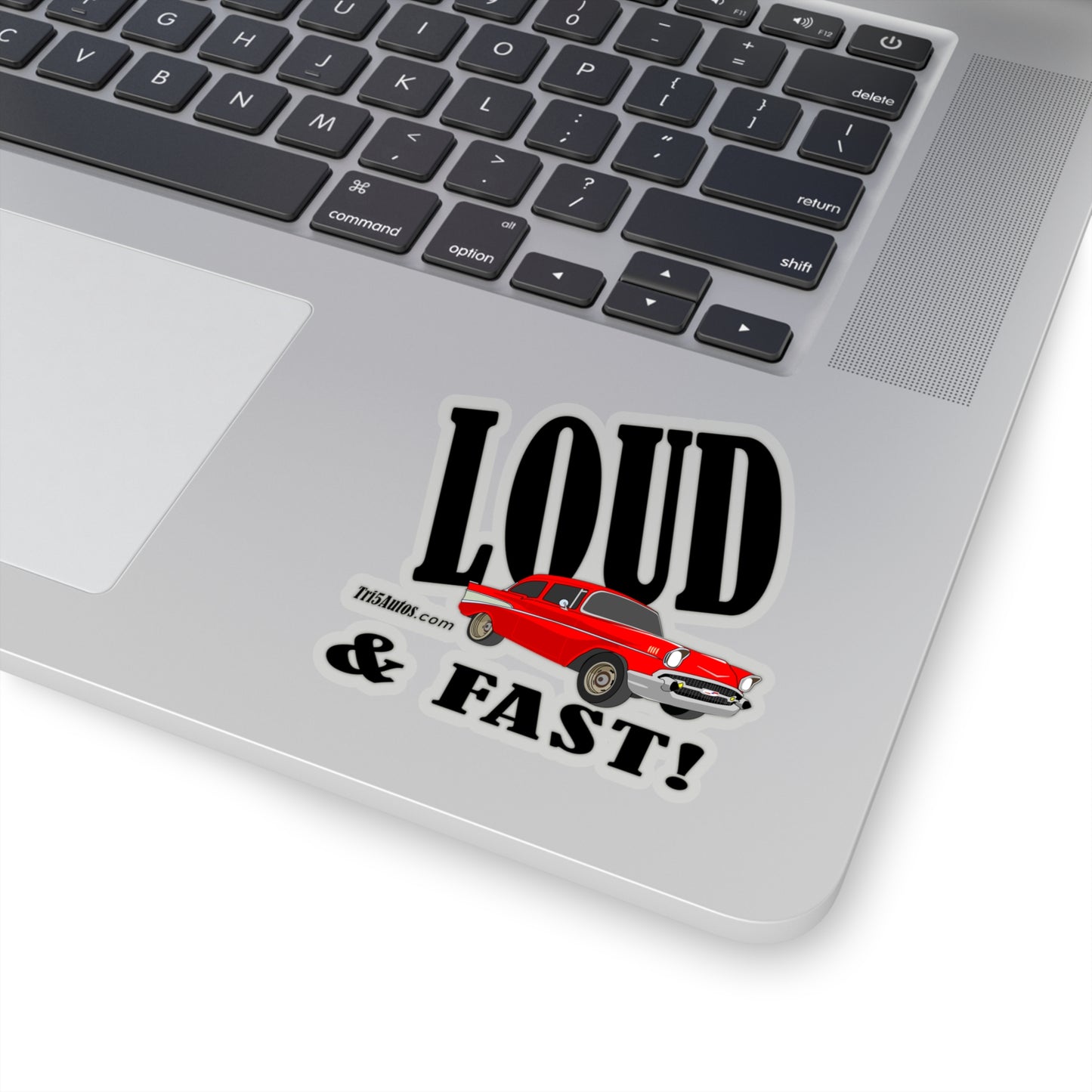 57 Red Loud and Fast - Kiss-Cut Stickers