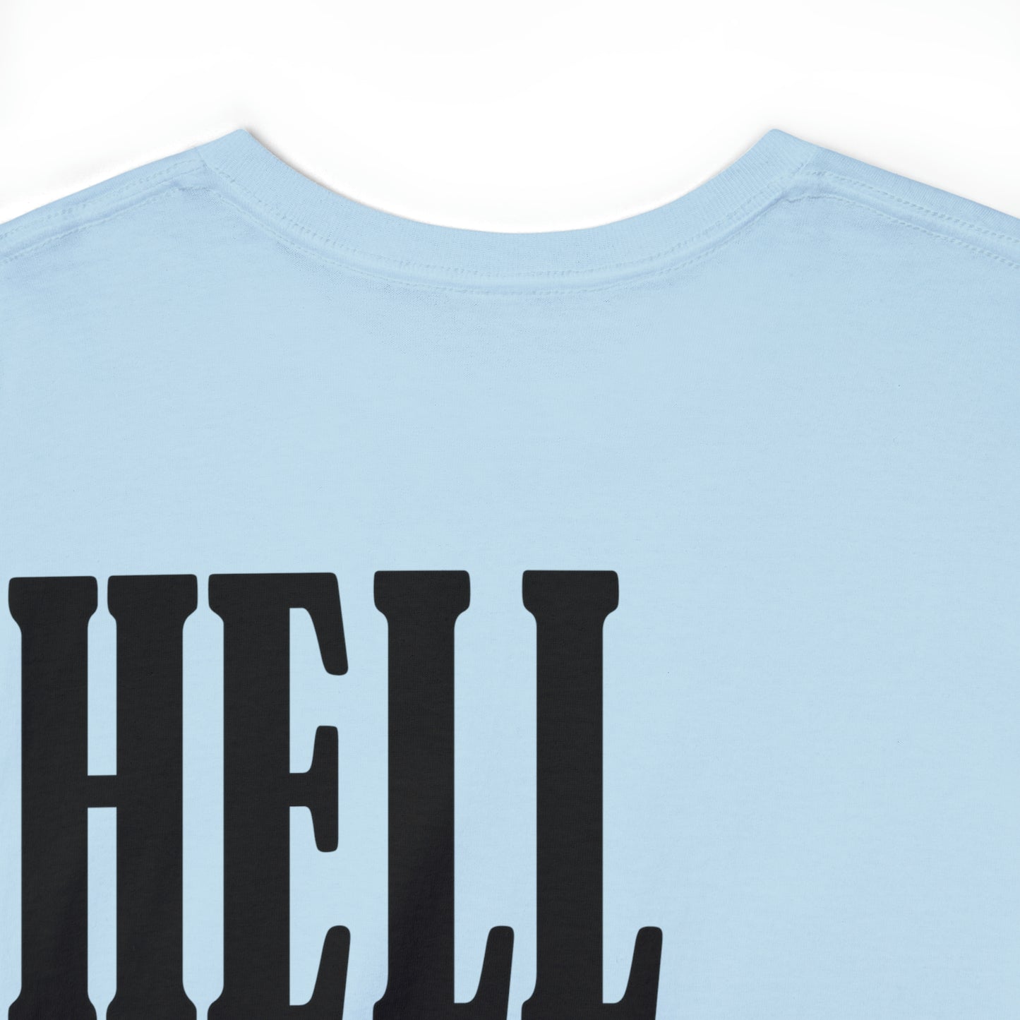 57 Chevy Hell Yeah its Fast - 2 sides - Unisex Heavy Cotton Tee