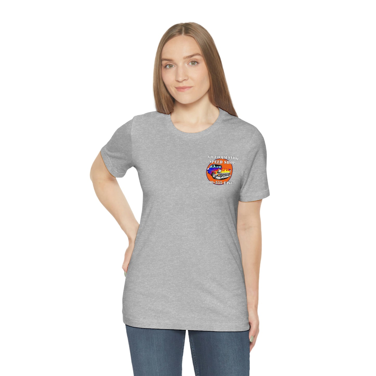 Go Commando Speed Shop - Unisex Jersey Short Sleeve Tee