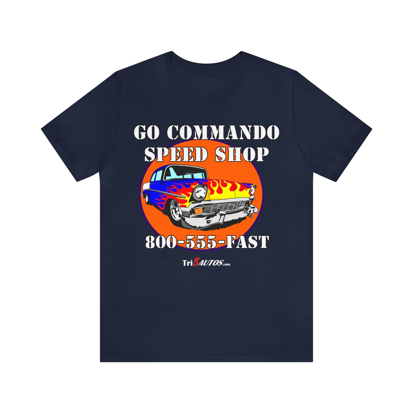 Go Commando Speed Shop Unisex Jersey Short Sleeve Tee