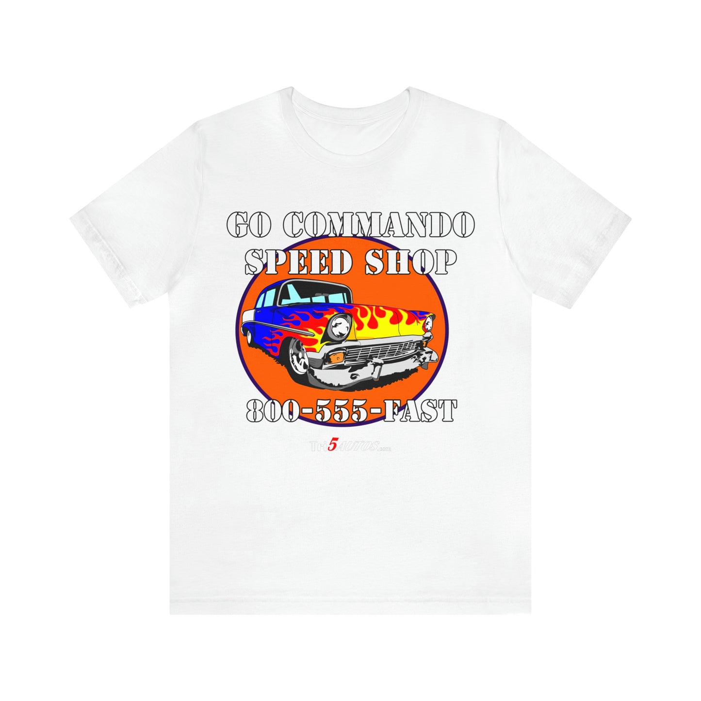 Go Commando Speed Shop Unisex Jersey Short Sleeve Tee