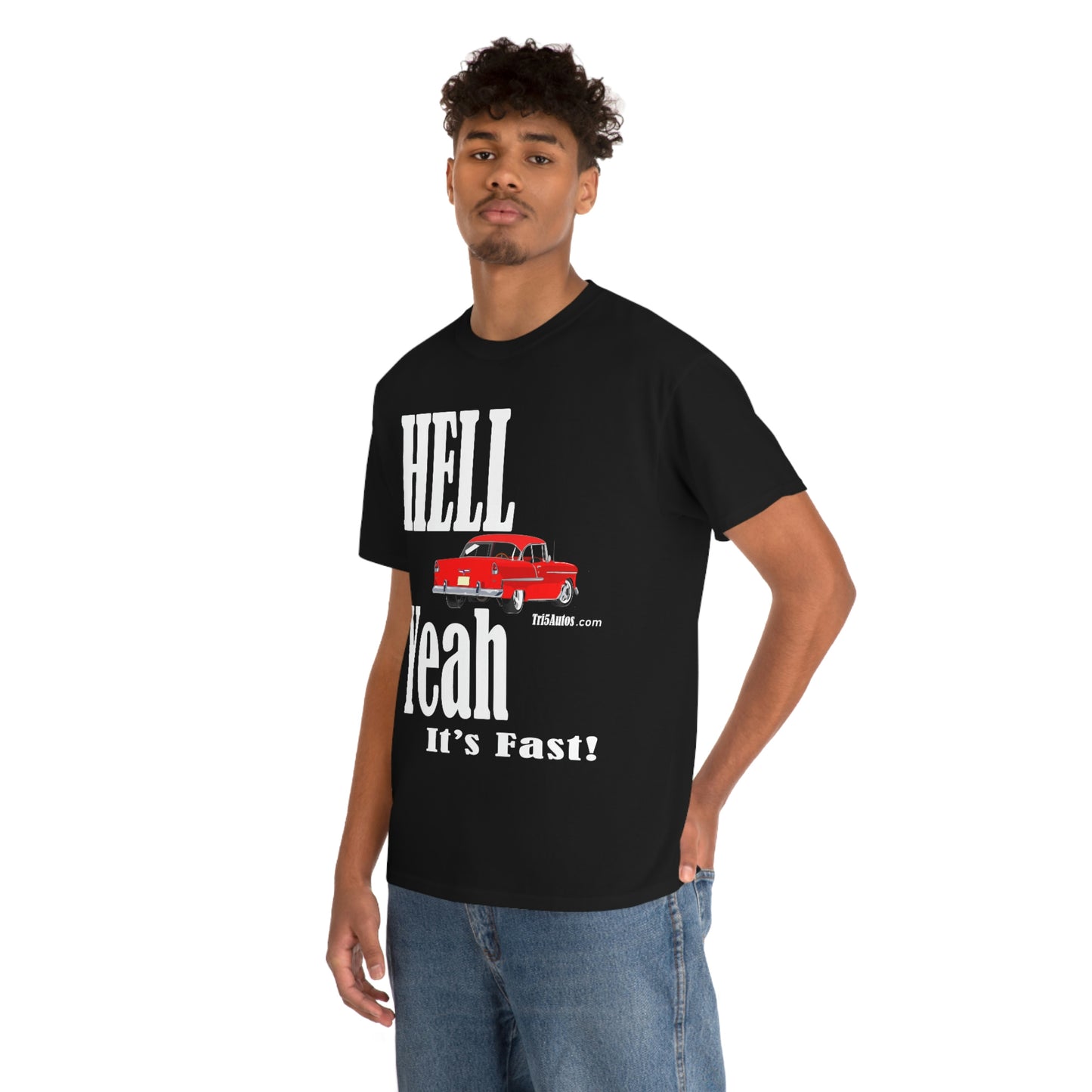 55 Red Hell Yeah Unisex Heavy Cotton Tee