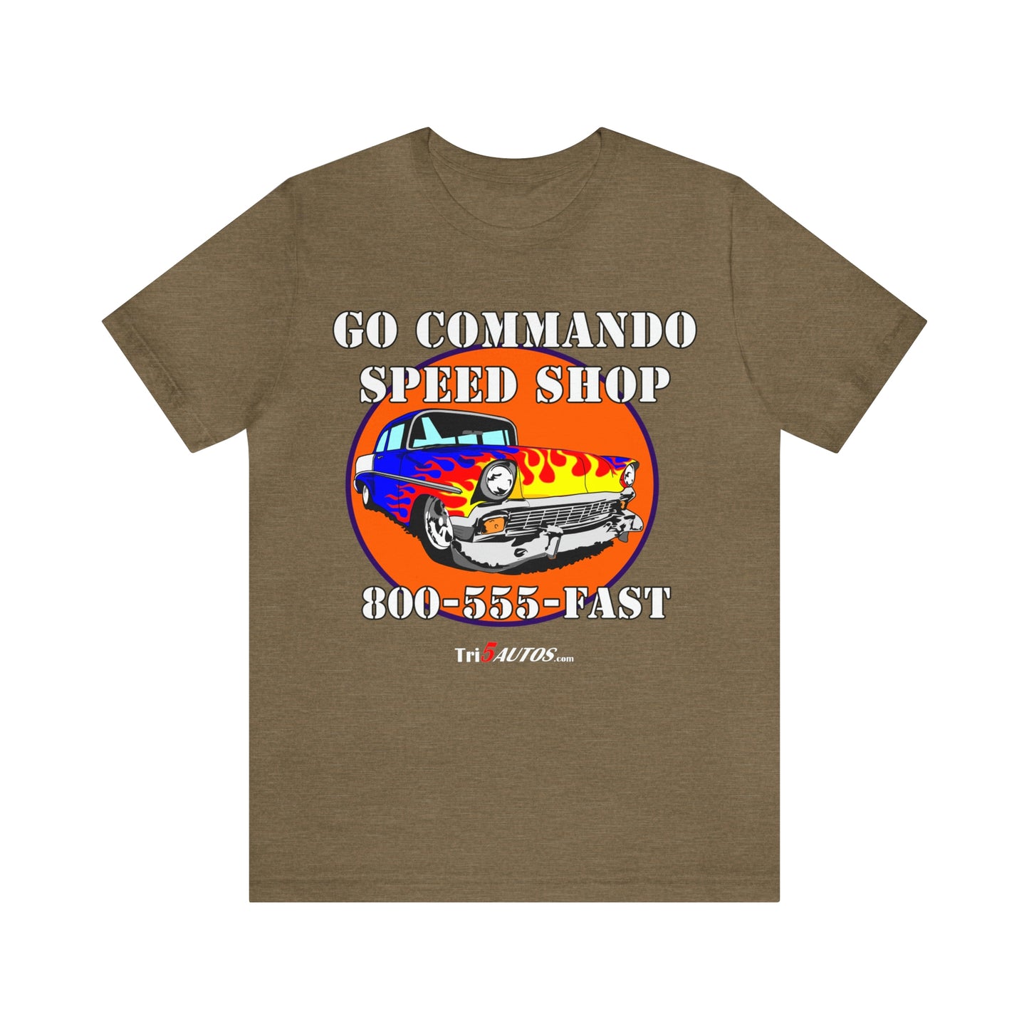 Go Commando Speed Shop Unisex Jersey Short Sleeve Tee