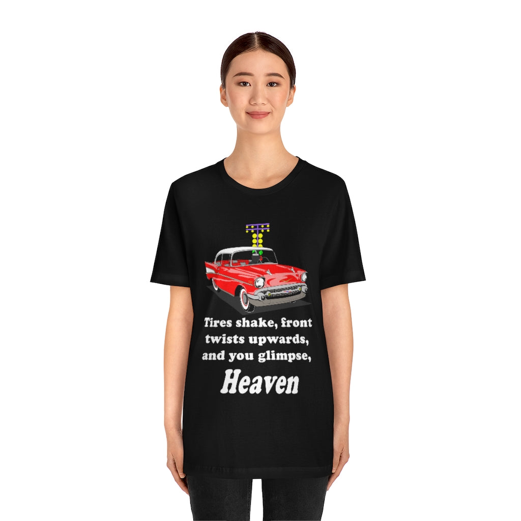 Red 57 Glimpse Heaven - Front only - Unisex Jersey Short Sleeve Tee