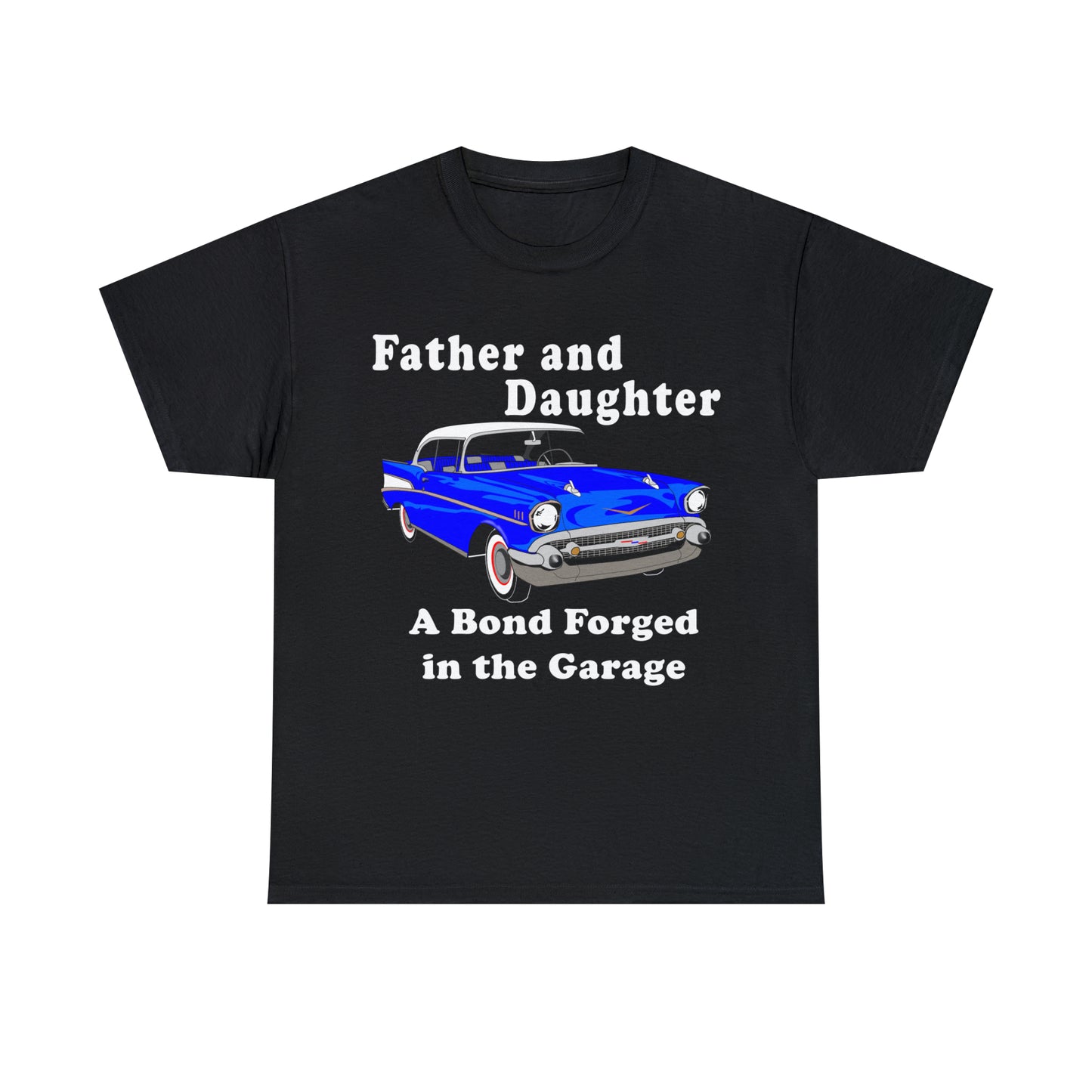 57 Father Daughter Bonding - Dark Unisex Heavy Cotton Tee