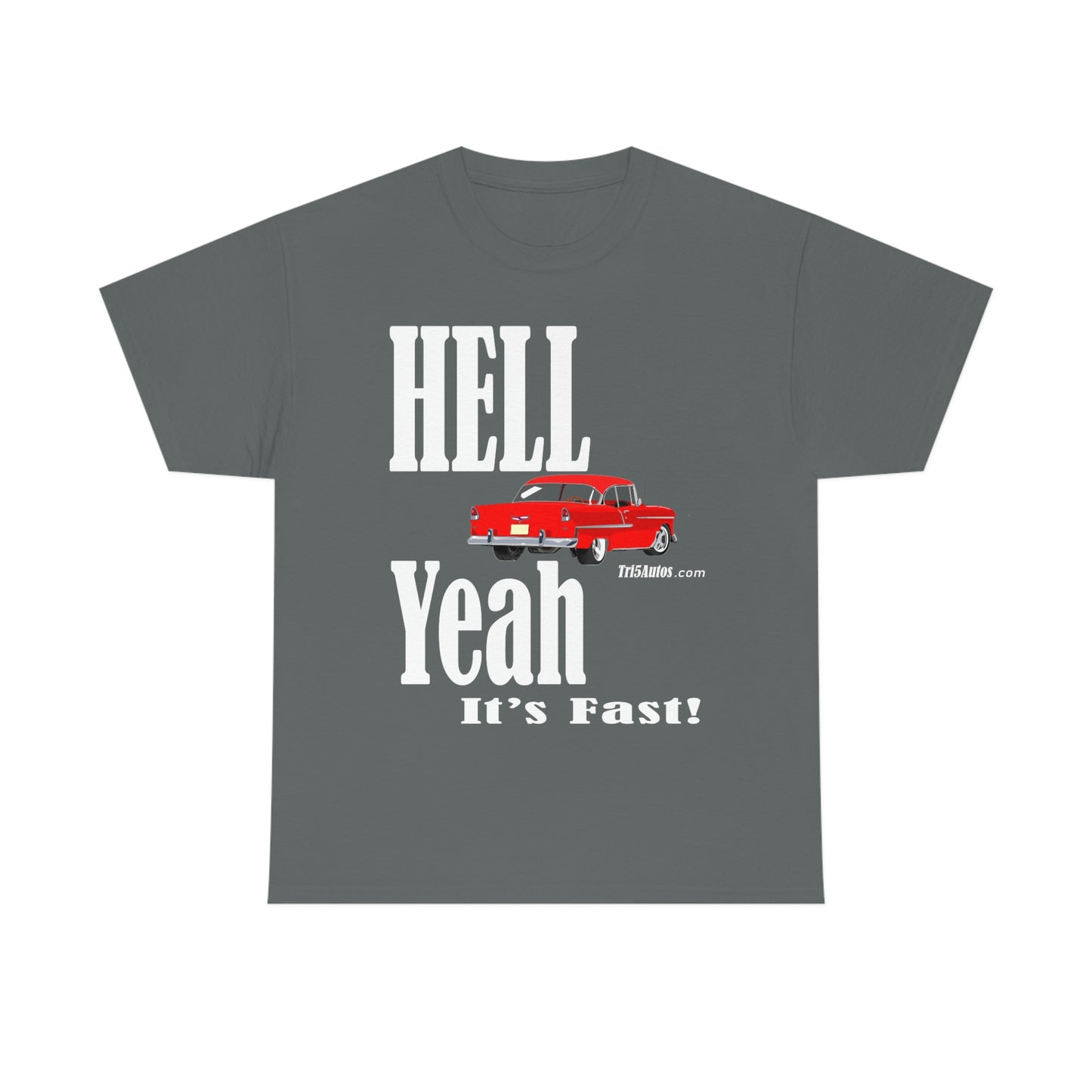 55 Red Hell Yeah Unisex Heavy Cotton Tee