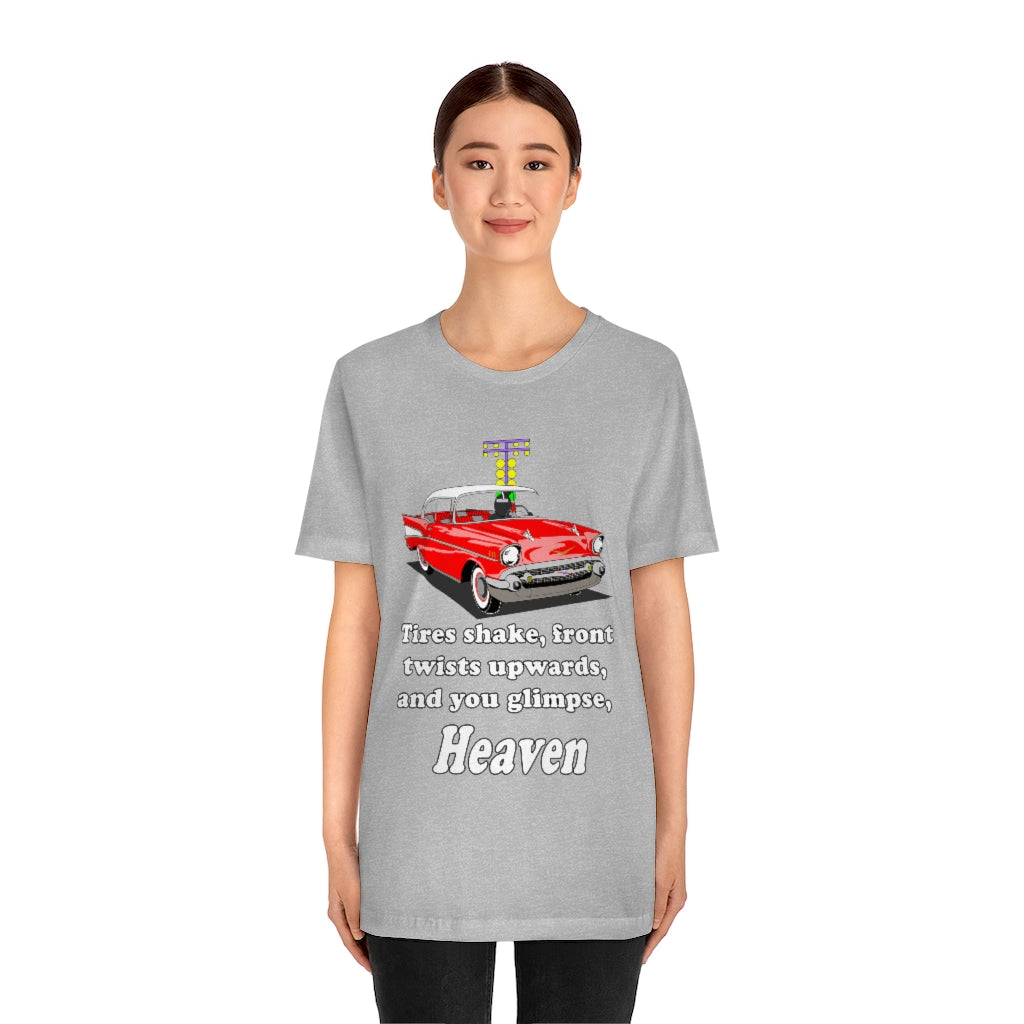 Red 57 Glimpse Heaven - Front only - Unisex Jersey Short Sleeve Tee