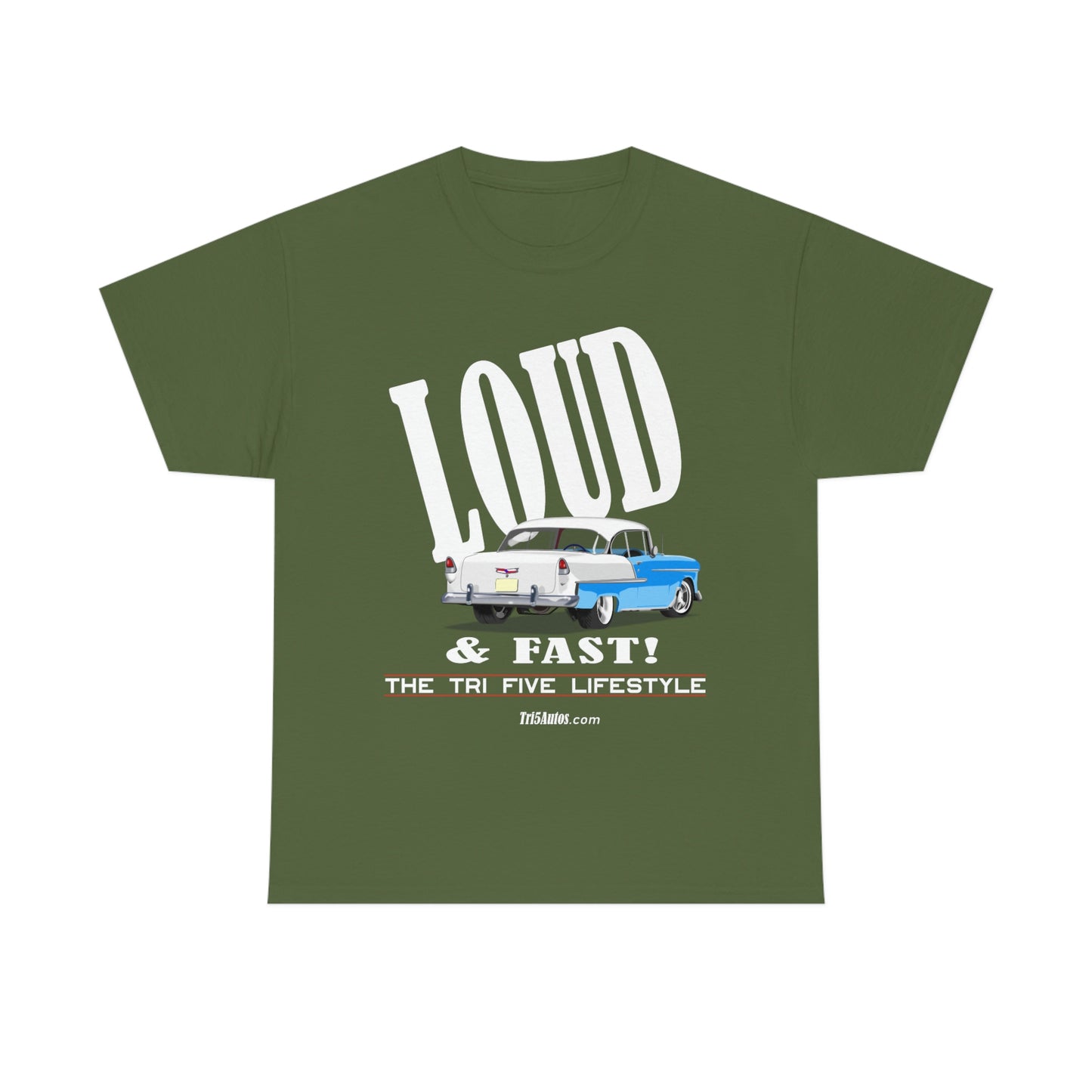 55 LOUD & Fast Unisex Heavy Cotton Tee