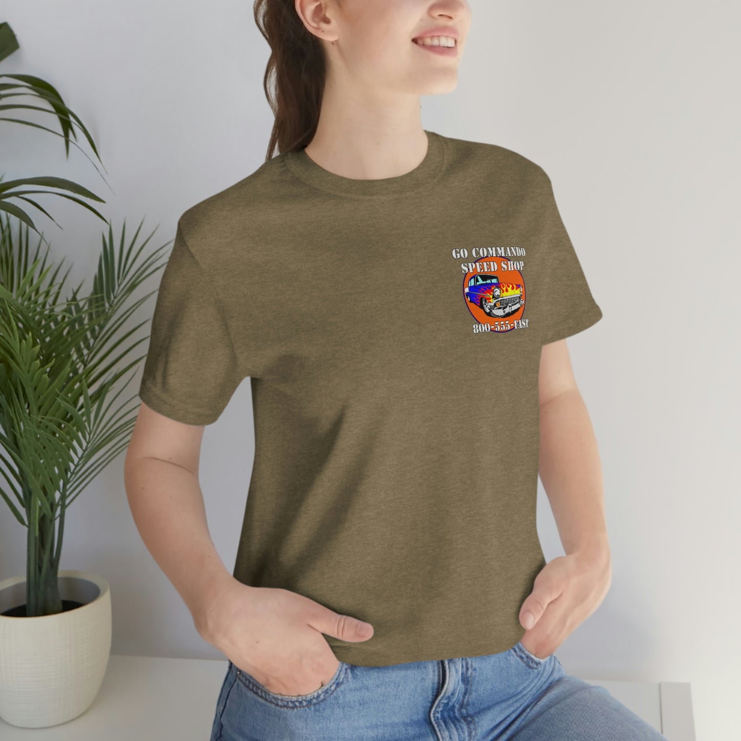 Go Commando Speed Shop - Unisex Jersey Short Sleeve Tee