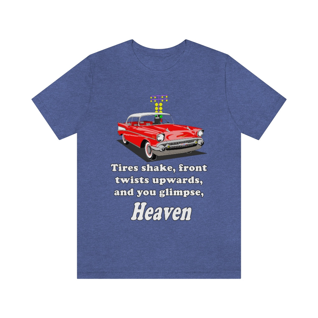 Red 57 Glimpse Heaven - Front only - Unisex Jersey Short Sleeve Tee