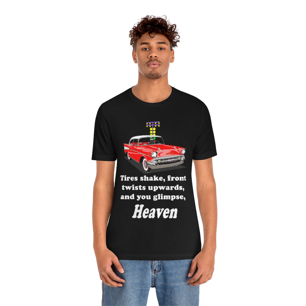 Red 57 Glimpse Heaven - Front only - Unisex Jersey Short Sleeve Tee