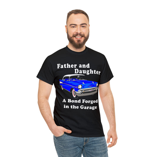 57 Father Daughter Bonding - Dark Unisex Heavy Cotton Tee