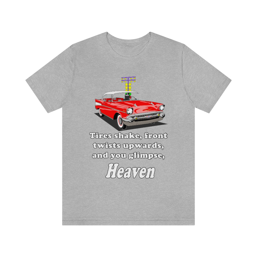 Red 57 Glimpse Heaven - Front only - Unisex Jersey Short Sleeve Tee