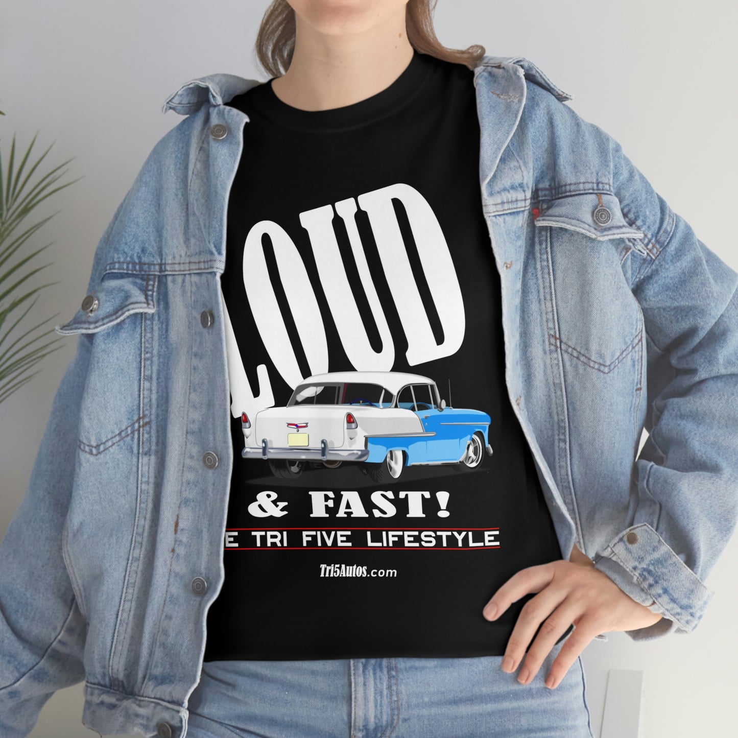 55 LOUD & Fast Unisex Heavy Cotton Tee