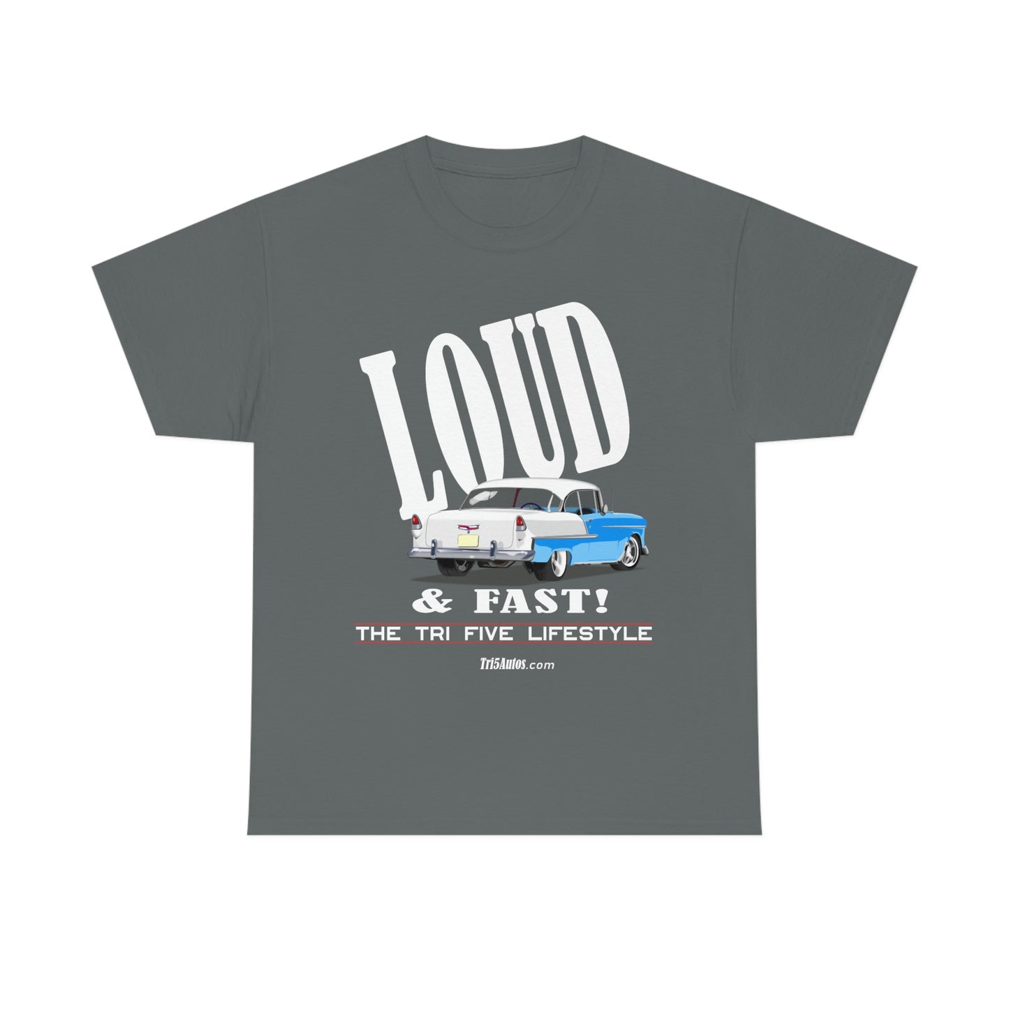 55 LOUD & Fast Unisex Heavy Cotton Tee