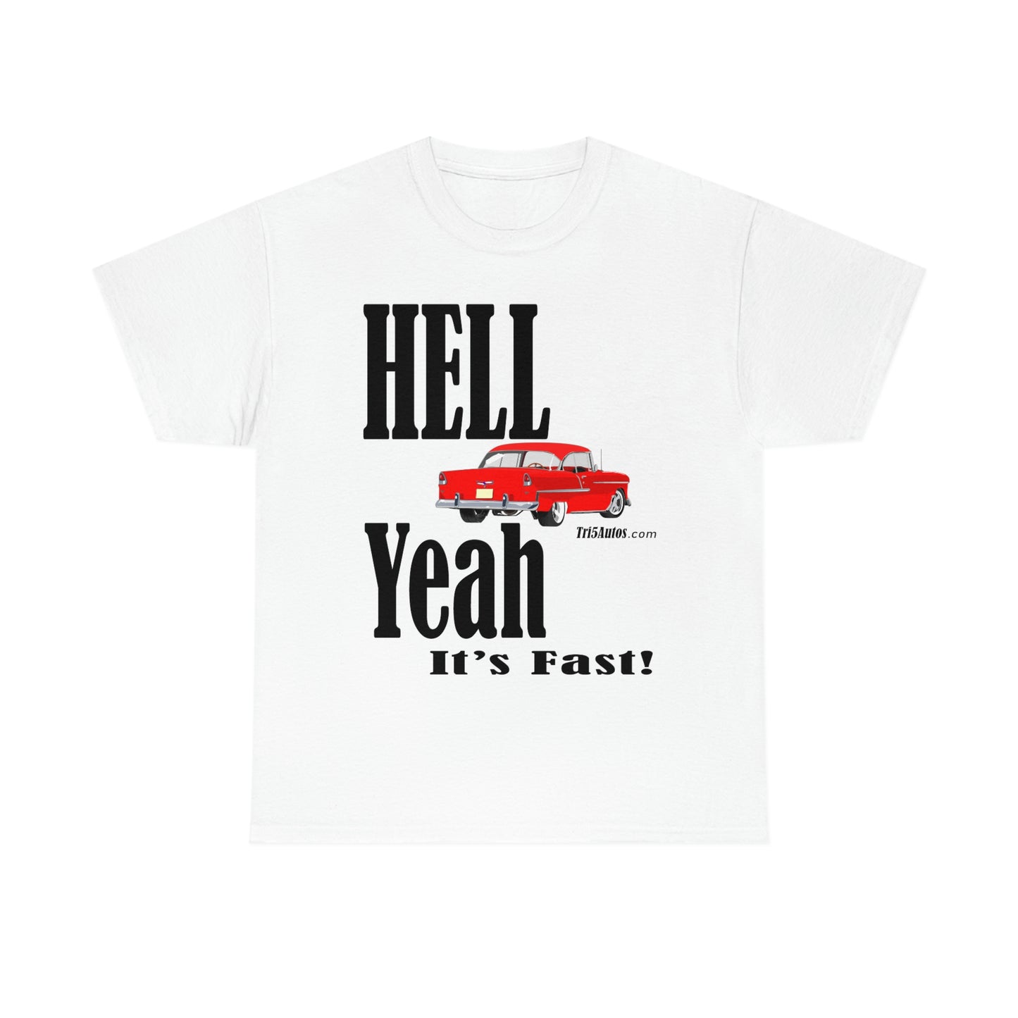 55 Red Hell Yeah Unisex Heavy Cotton Tee