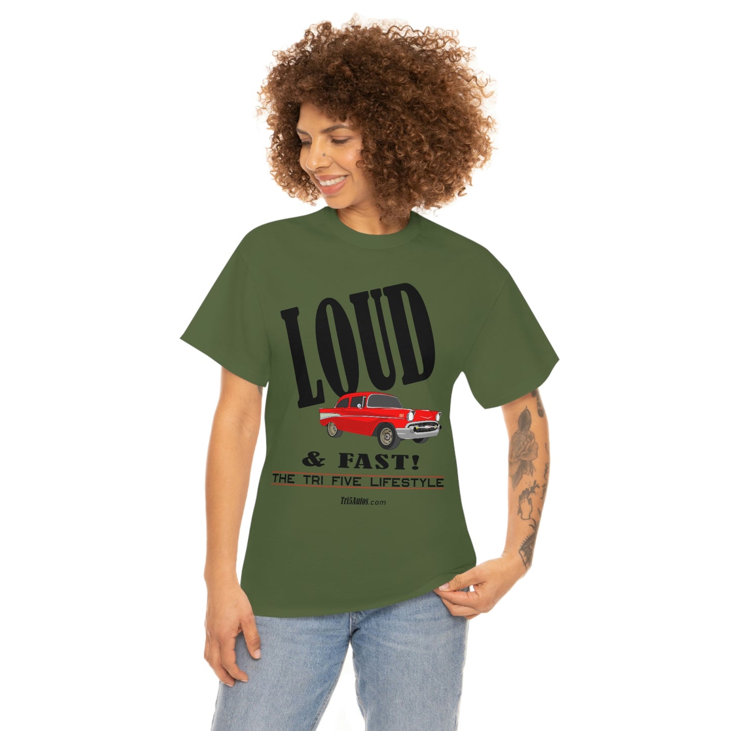 57 LOUD and Fast Unisex Heavy Cotton Tee