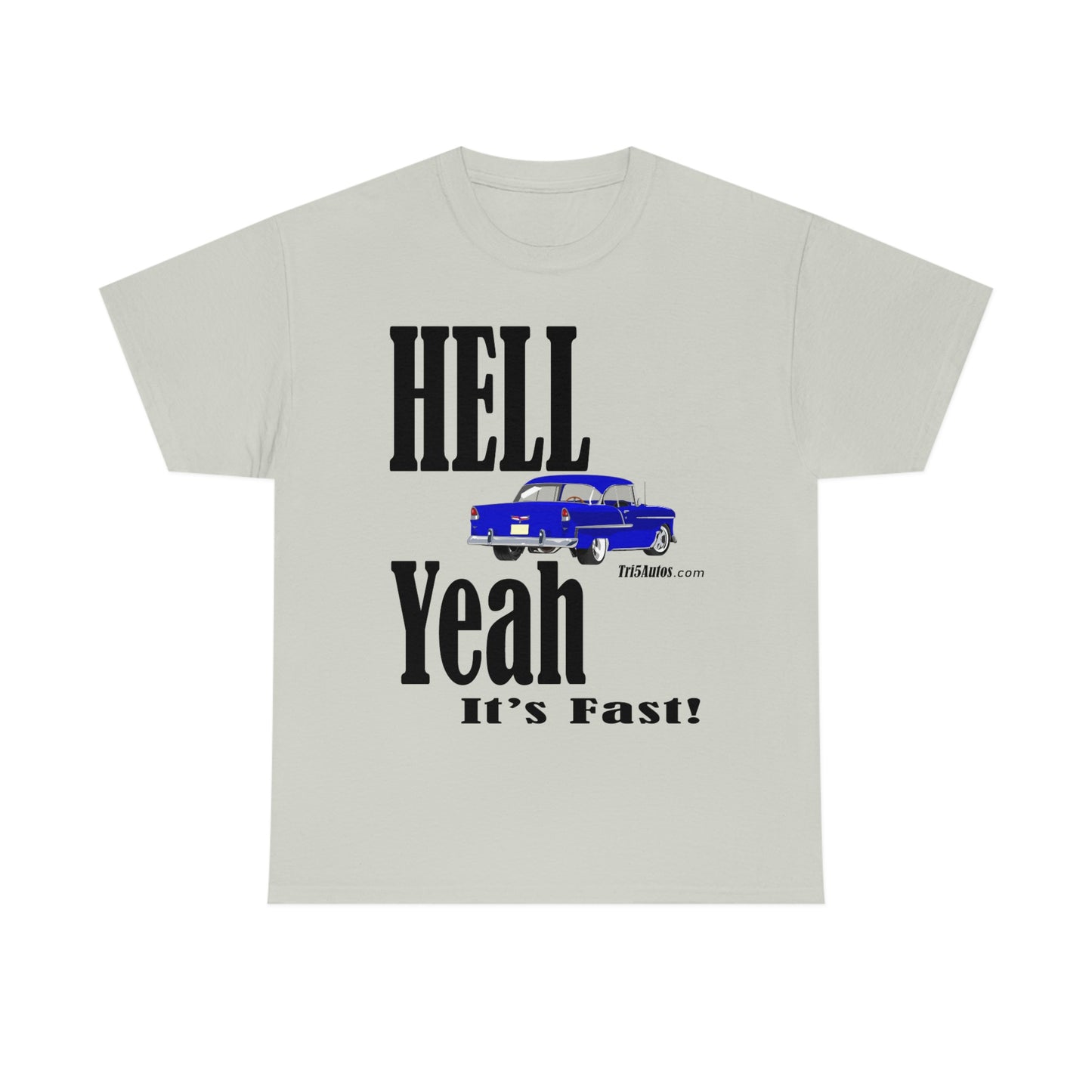 55 Blue Hell Yeah Unisex Heavy Cotton Tee