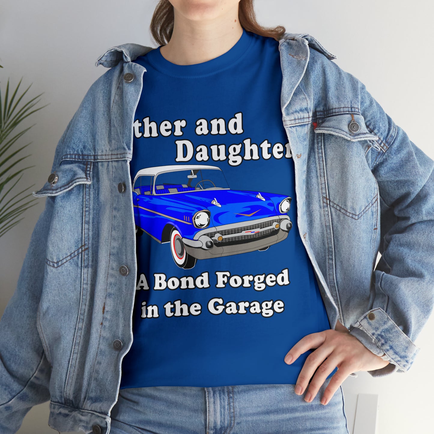 57 Father Daughter Bonding - Dark Unisex Heavy Cotton Tee