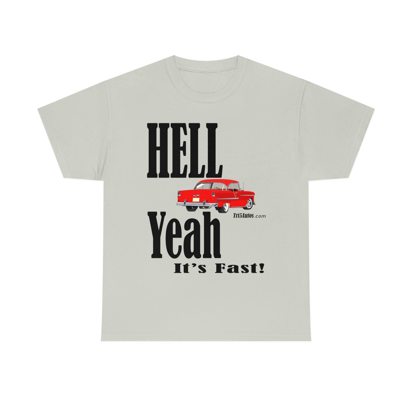 55 Red Hell Yeah Unisex Heavy Cotton Tee