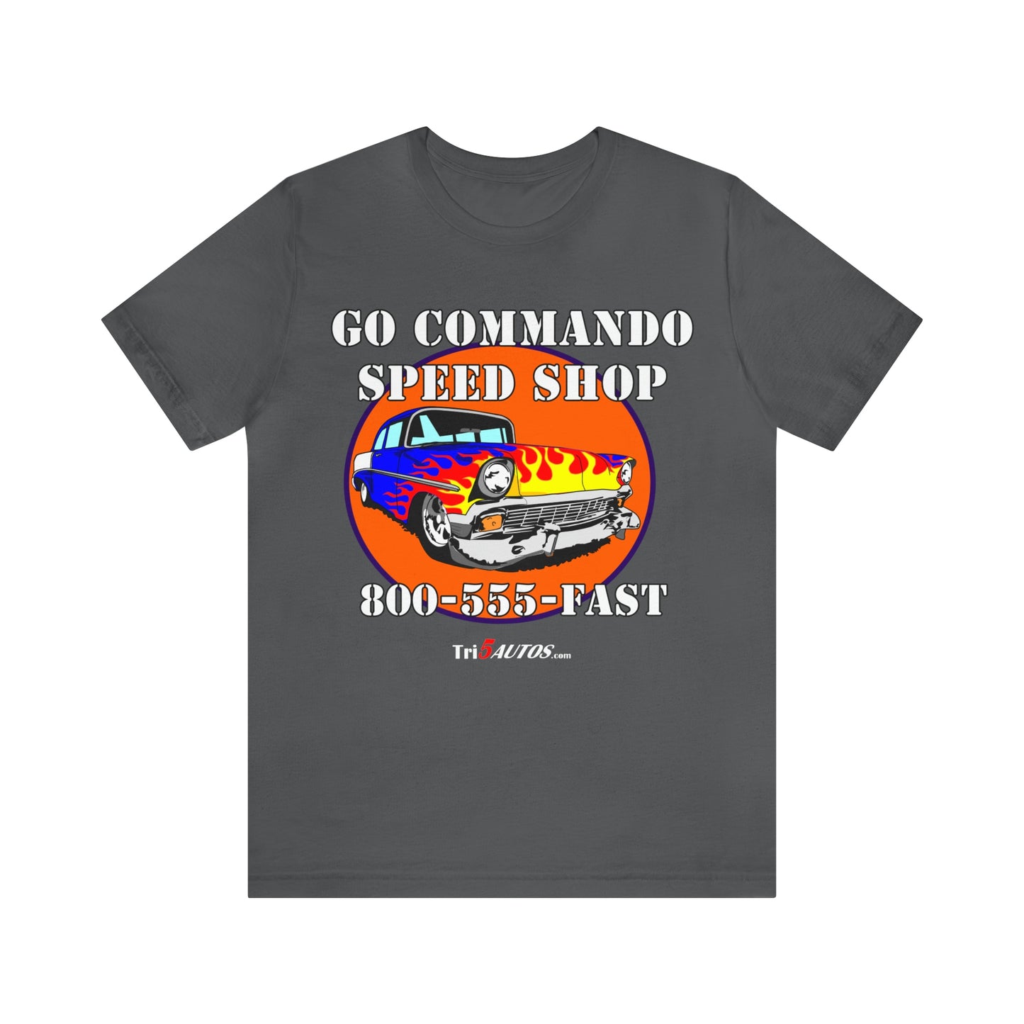 Go Commando Speed Shop Unisex Jersey Short Sleeve Tee