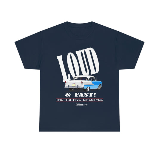 55 LOUD & Fast Unisex Heavy Cotton Tee