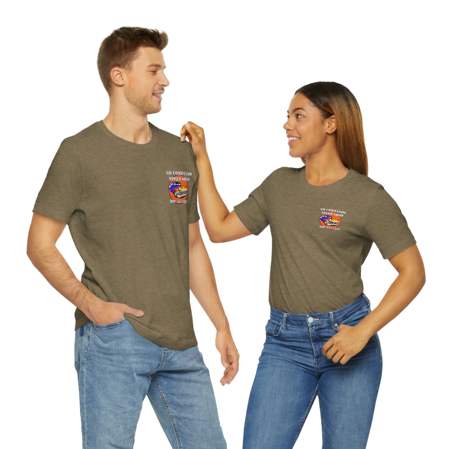 Go Commando Speed Shop - Unisex Jersey Short Sleeve Tee