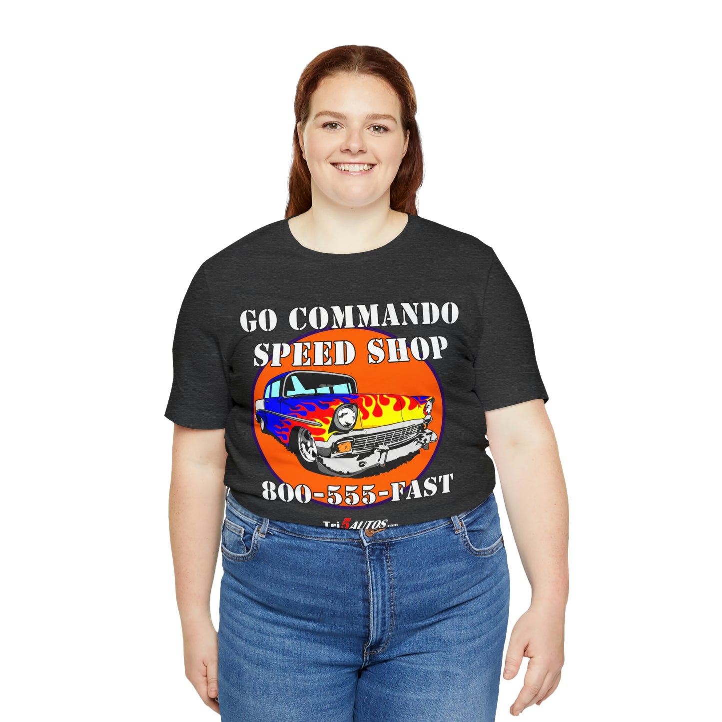 Go Commando Speed Shop Unisex Jersey Short Sleeve Tee