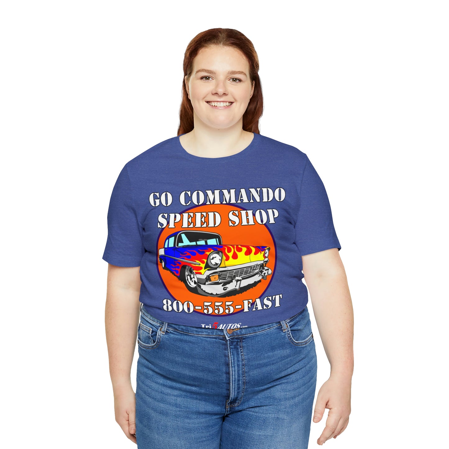 Go Commando Speed Shop Unisex Jersey Short Sleeve Tee