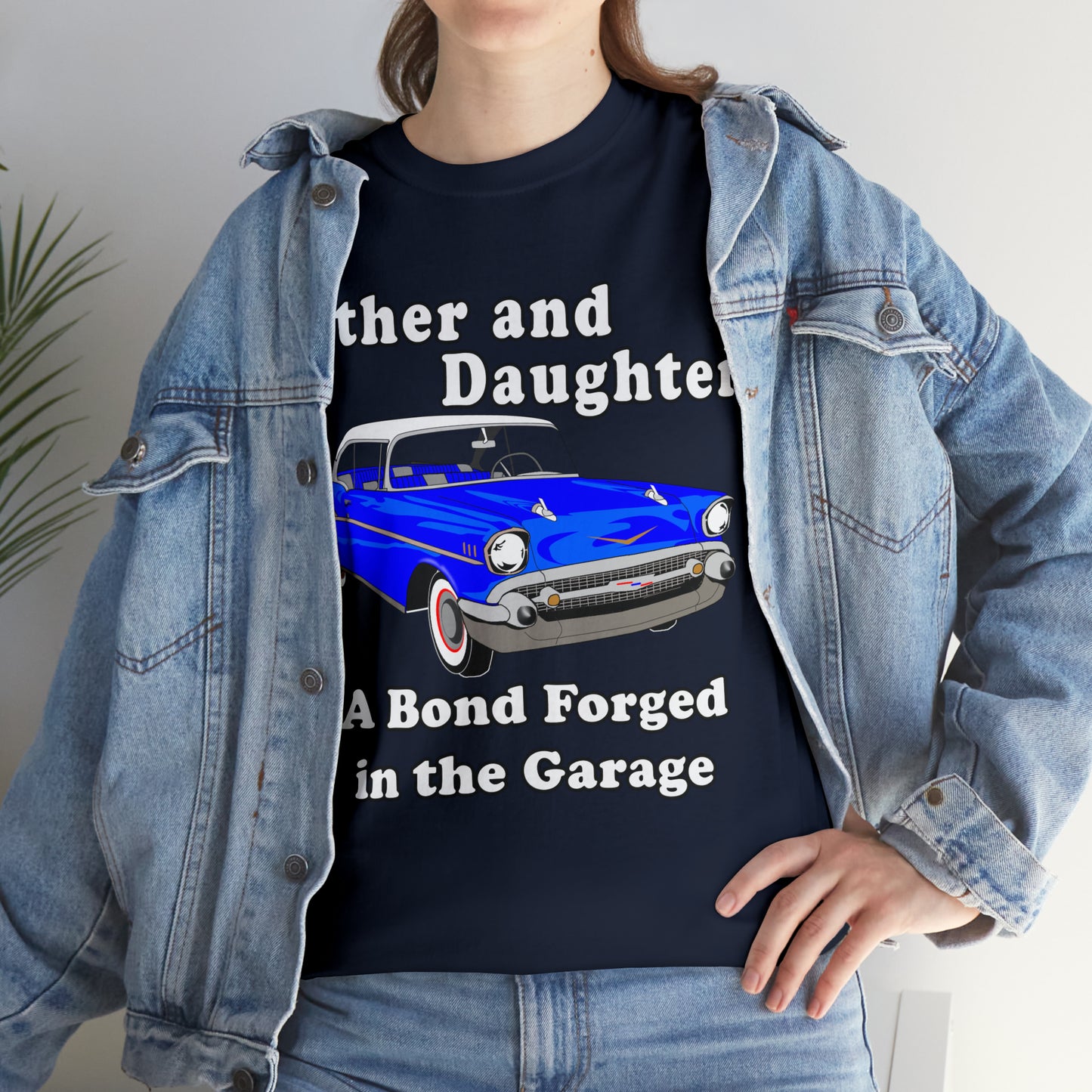 57 Father Daughter Bonding - Dark Unisex Heavy Cotton Tee