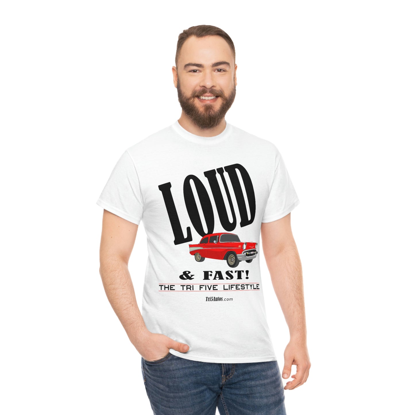 57 LOUD and Fast Unisex Heavy Cotton Tee