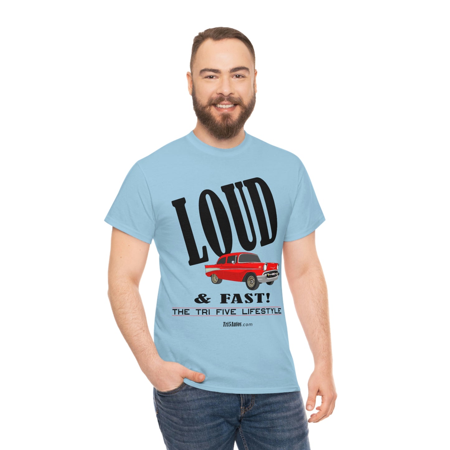 57 LOUD and Fast Unisex Heavy Cotton Tee