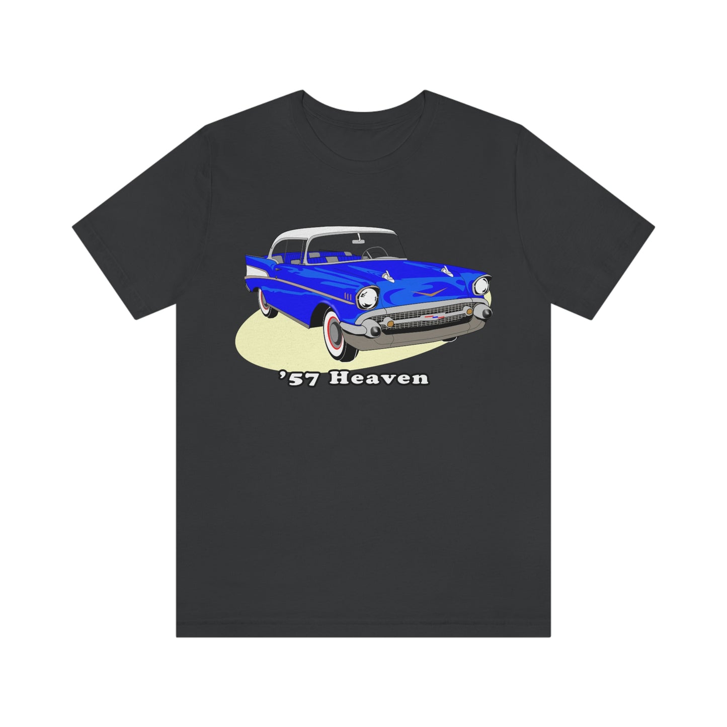 Drk Blue 57 Heaven - Front only - Unisex Jersey Short Sleeve Tee