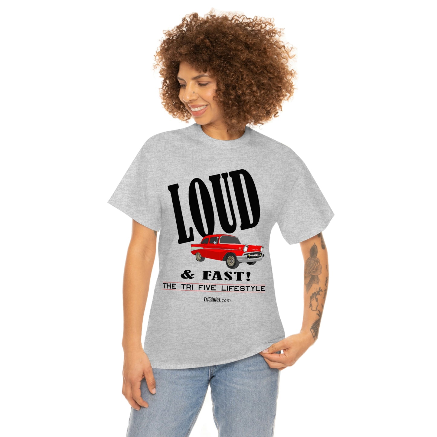 57 LOUD and Fast Unisex Heavy Cotton Tee