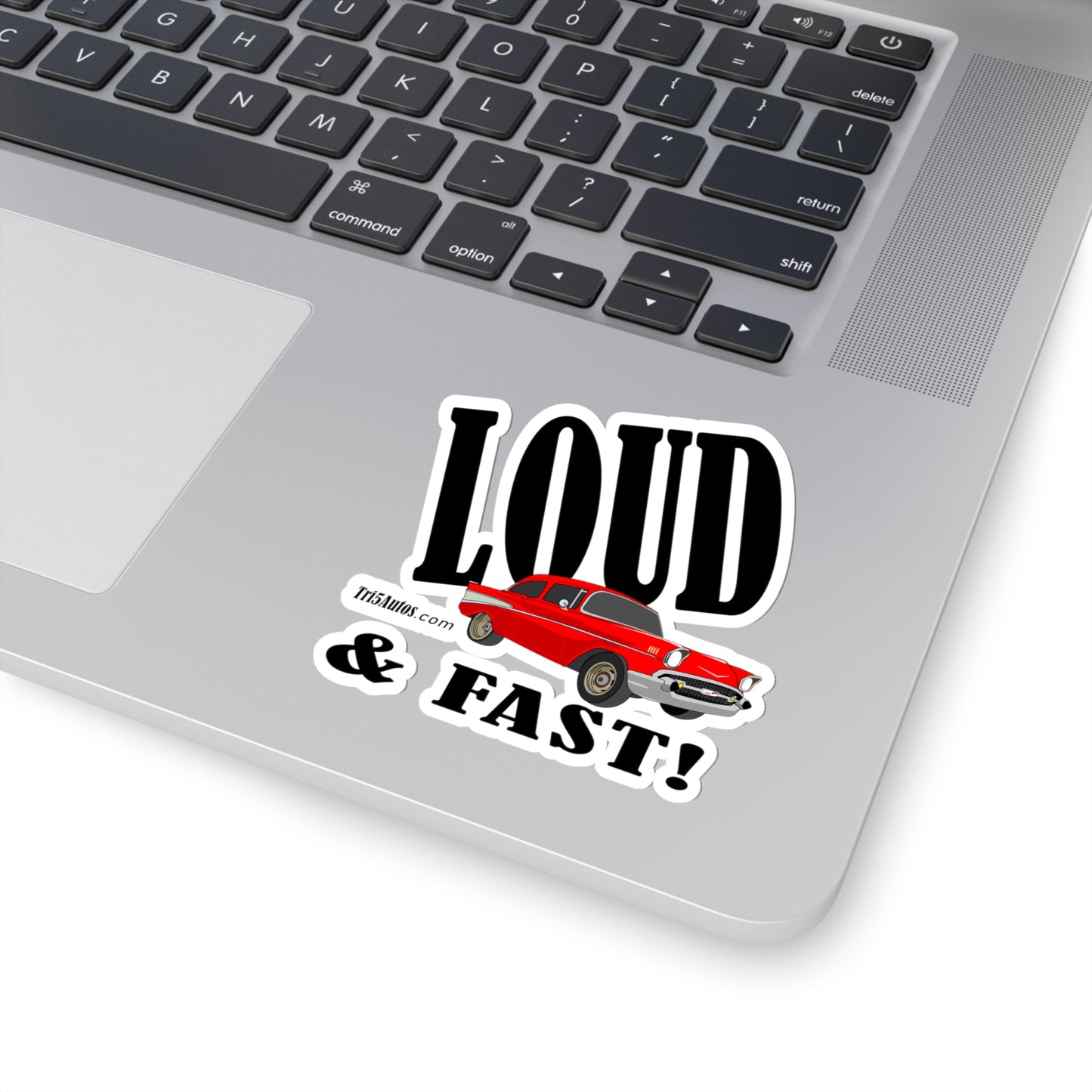 57 Red Loud and Fast - Kiss-Cut Stickers