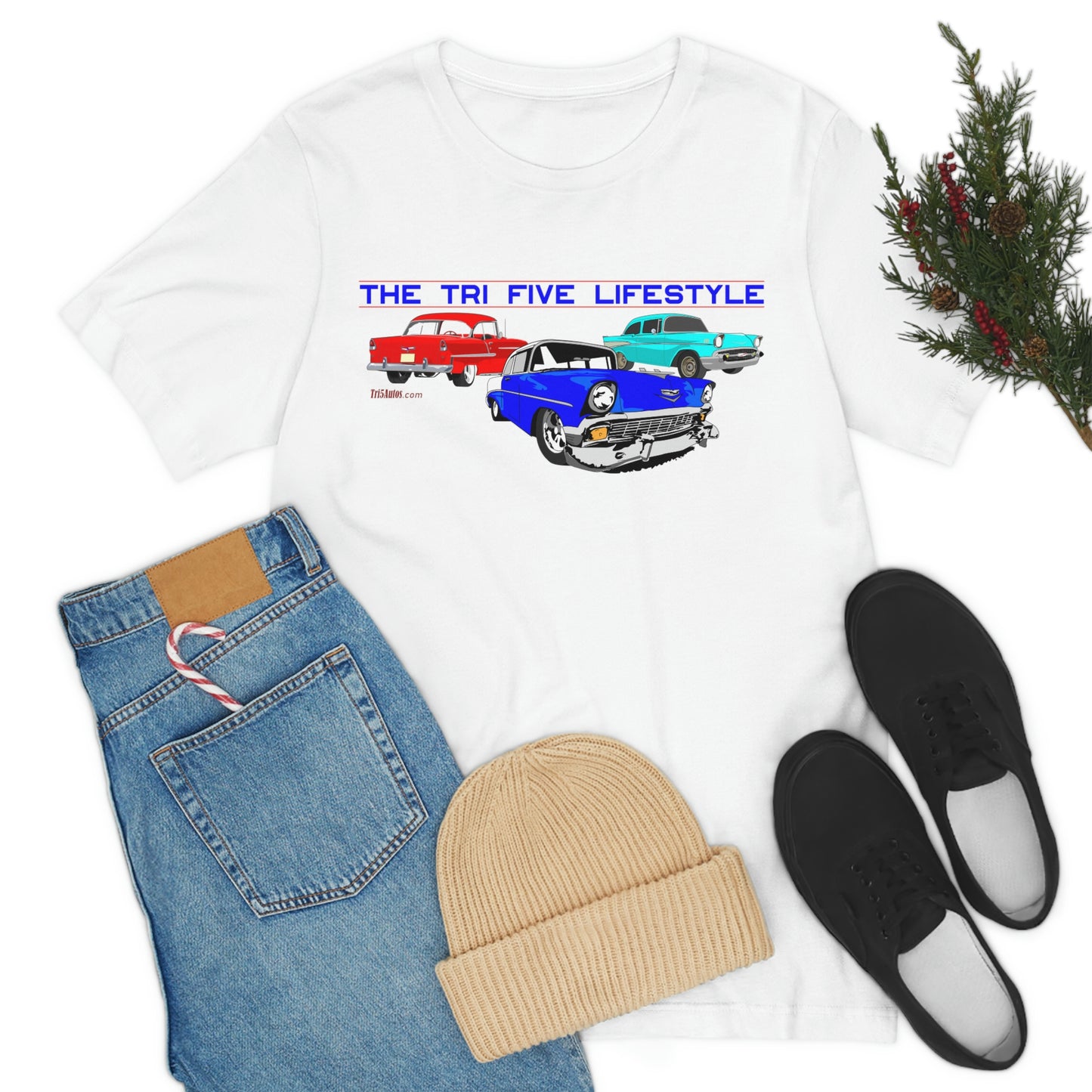 Tri Five Lifestyle - Front only - Unisex Jersey Short Sleeve Tee