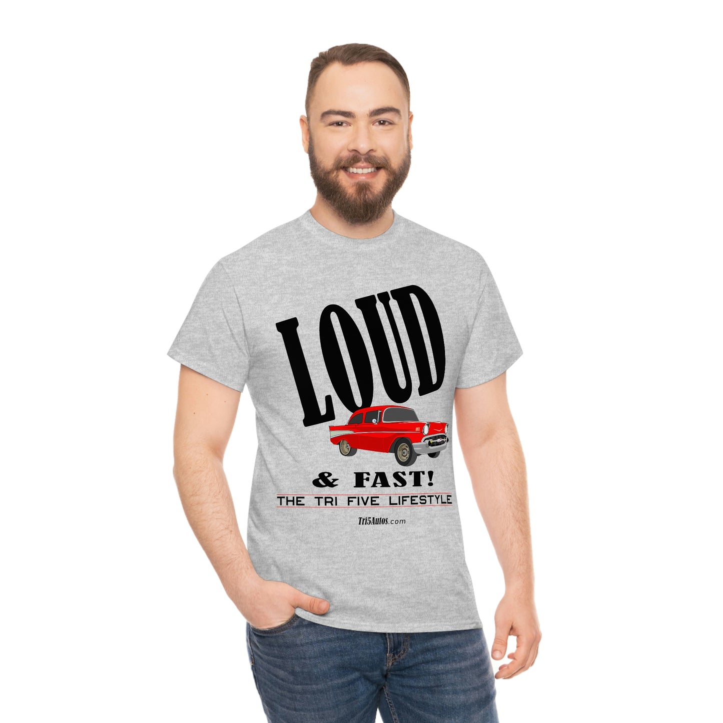 57 LOUD and Fast Unisex Heavy Cotton Tee