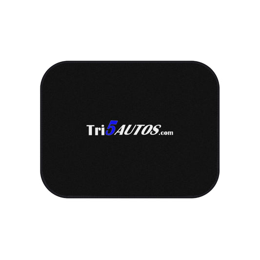 Rear Car Mats (2x Rear) Blue Logo