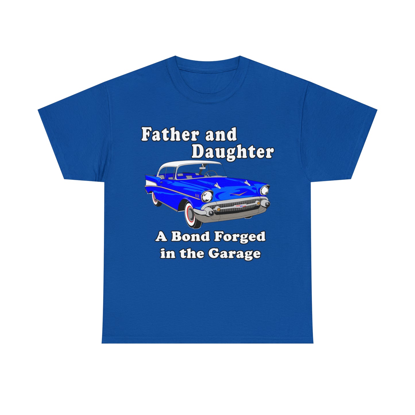 57 Father Daughter Bonding - Dark Unisex Heavy Cotton Tee