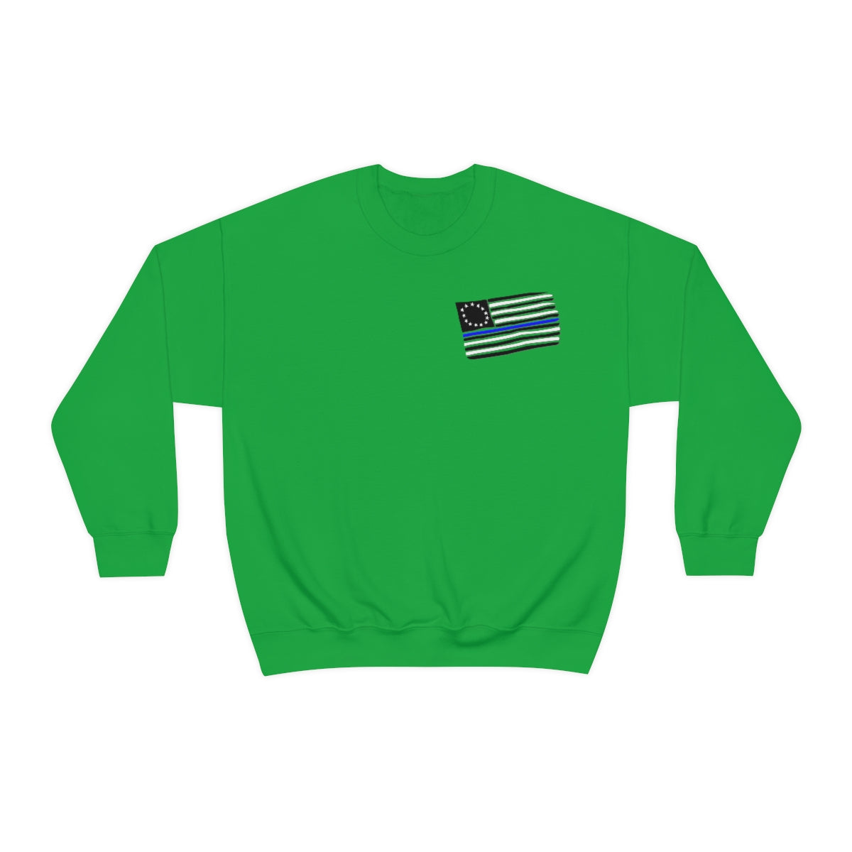 '57 Blue Bel Air - Peace Officers Thin Blue Line - Unisex Heavy Blend™ Crewneck Sweatshirt