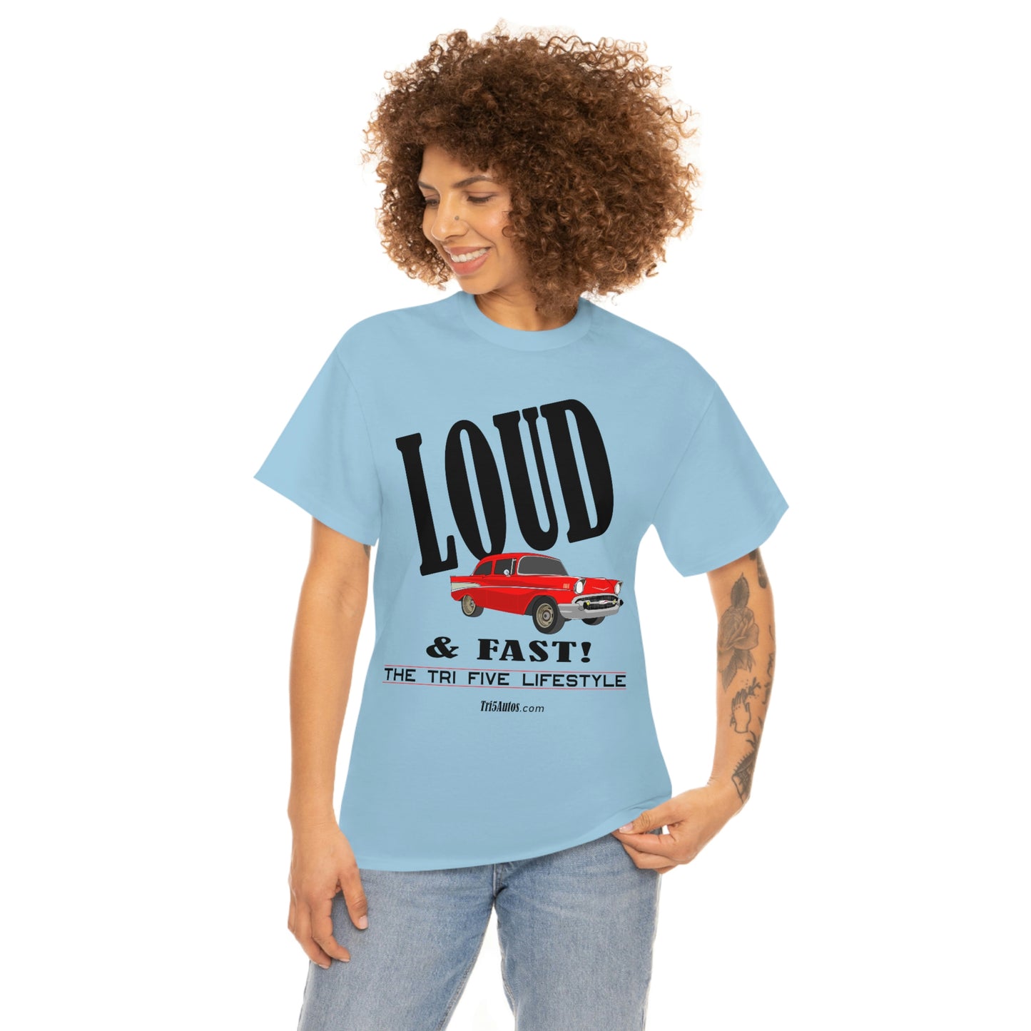 57 LOUD and Fast Unisex Heavy Cotton Tee