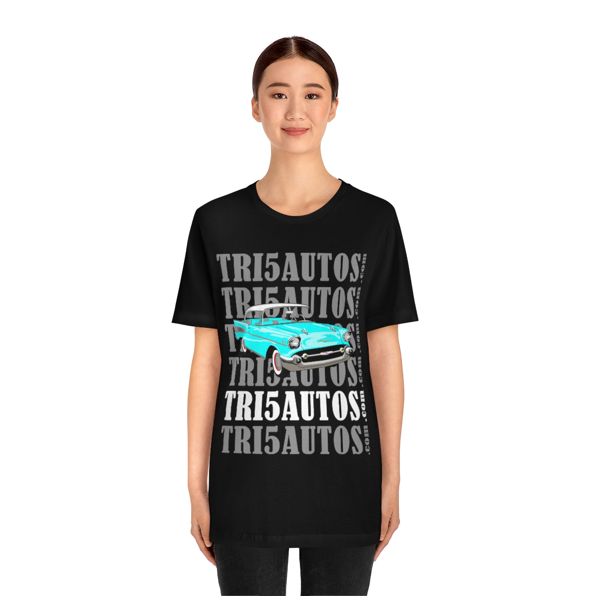 57 Light Blue Tri5Autos T - Unisex Jersey Short Sleeve Tee