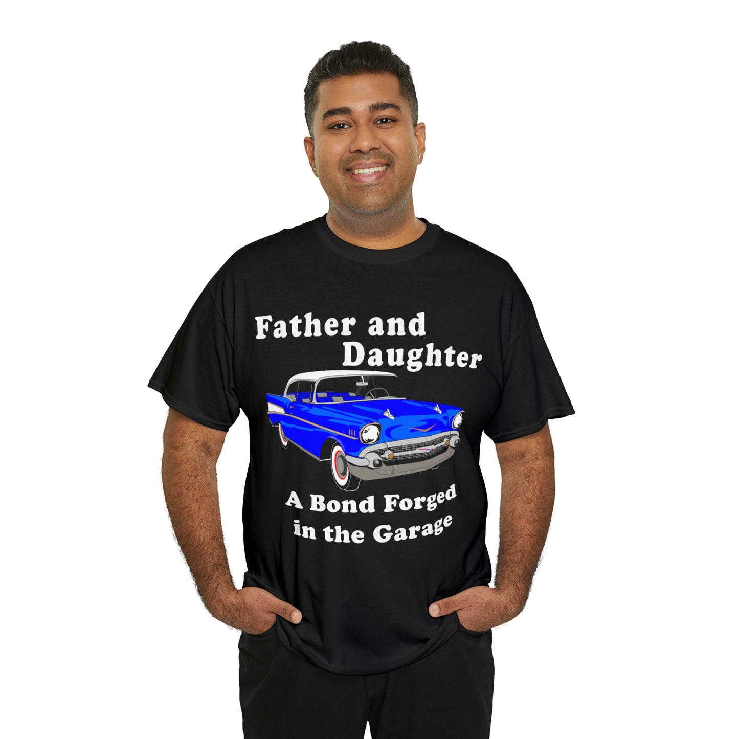 57 Father Daughter Bonding - Dark Unisex Heavy Cotton Tee