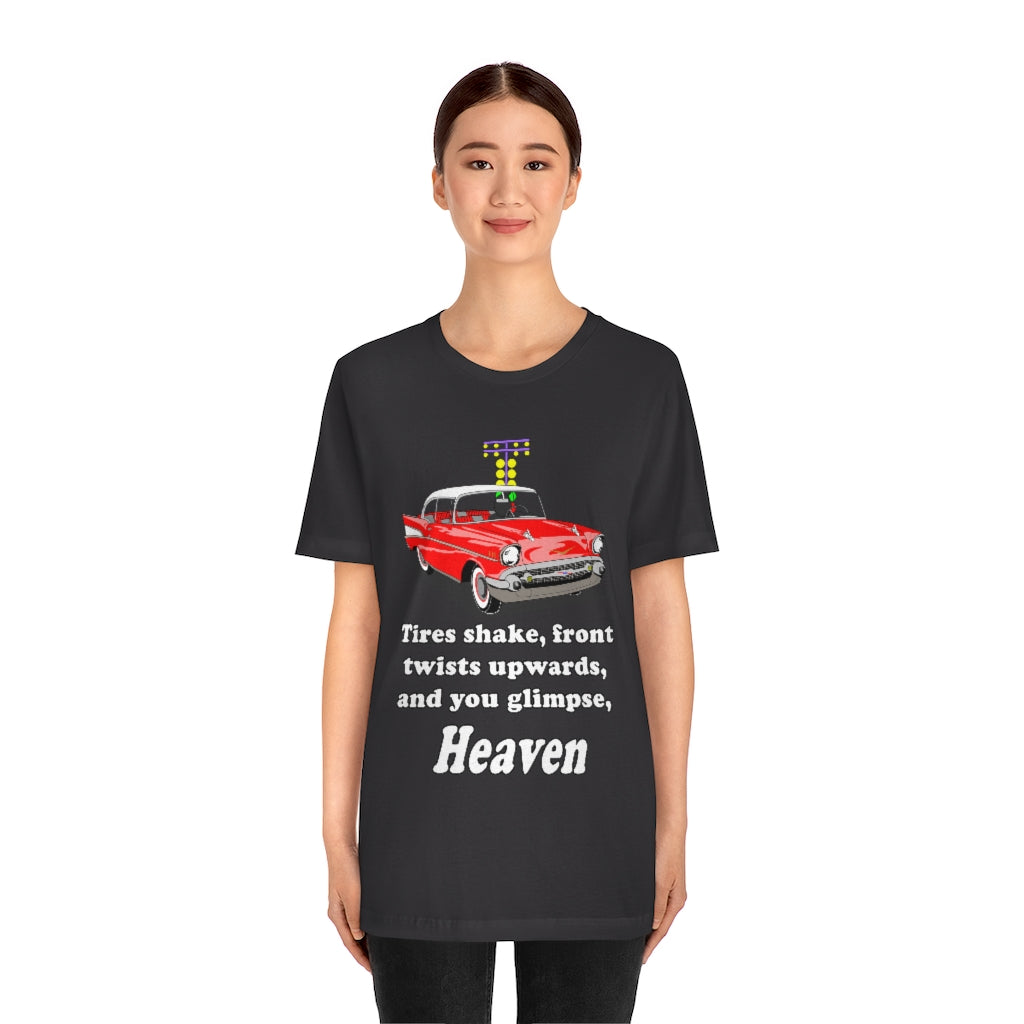 Red 57 Glimpse Heaven - Front only - Unisex Jersey Short Sleeve Tee