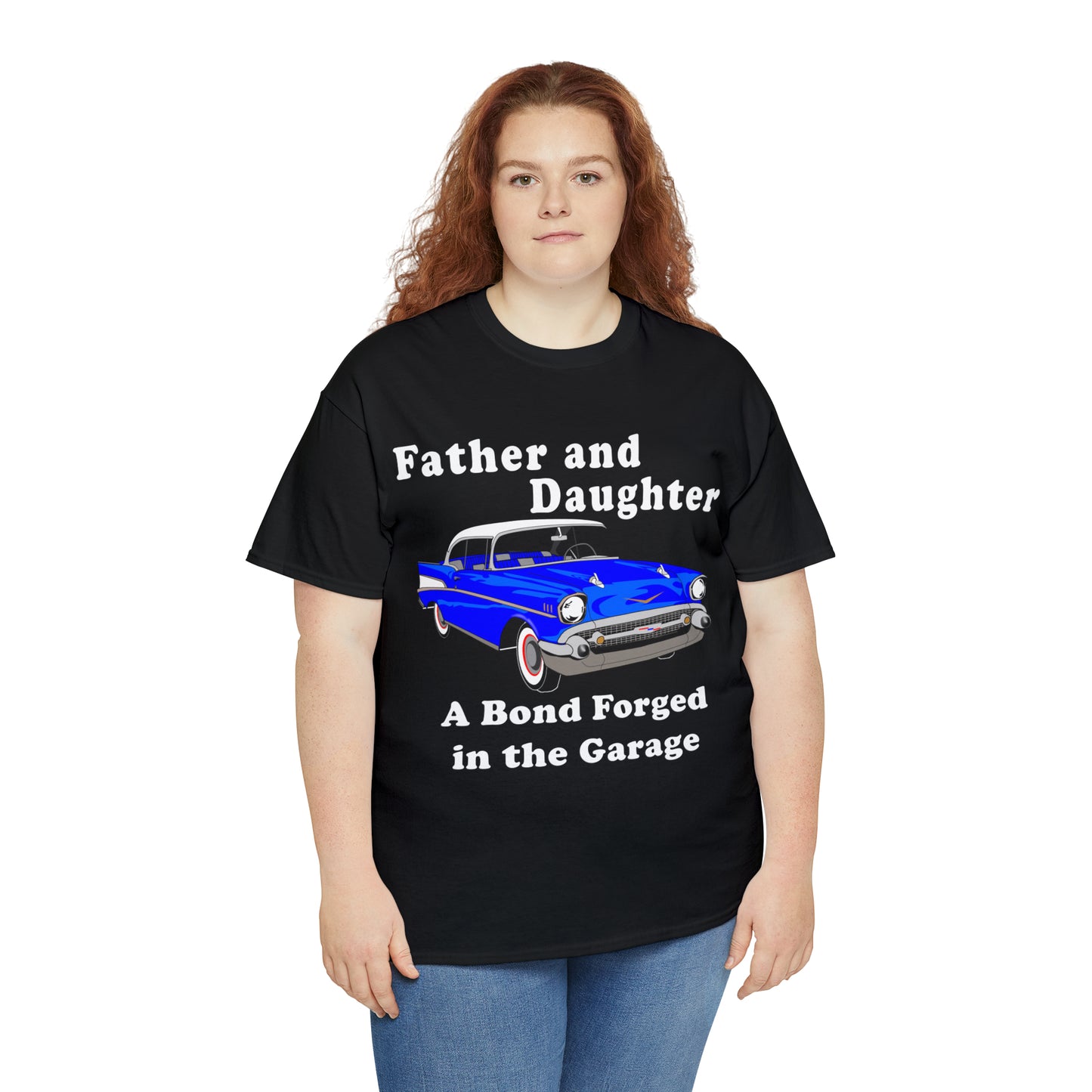 57 Father Daughter Bonding - Dark Unisex Heavy Cotton Tee