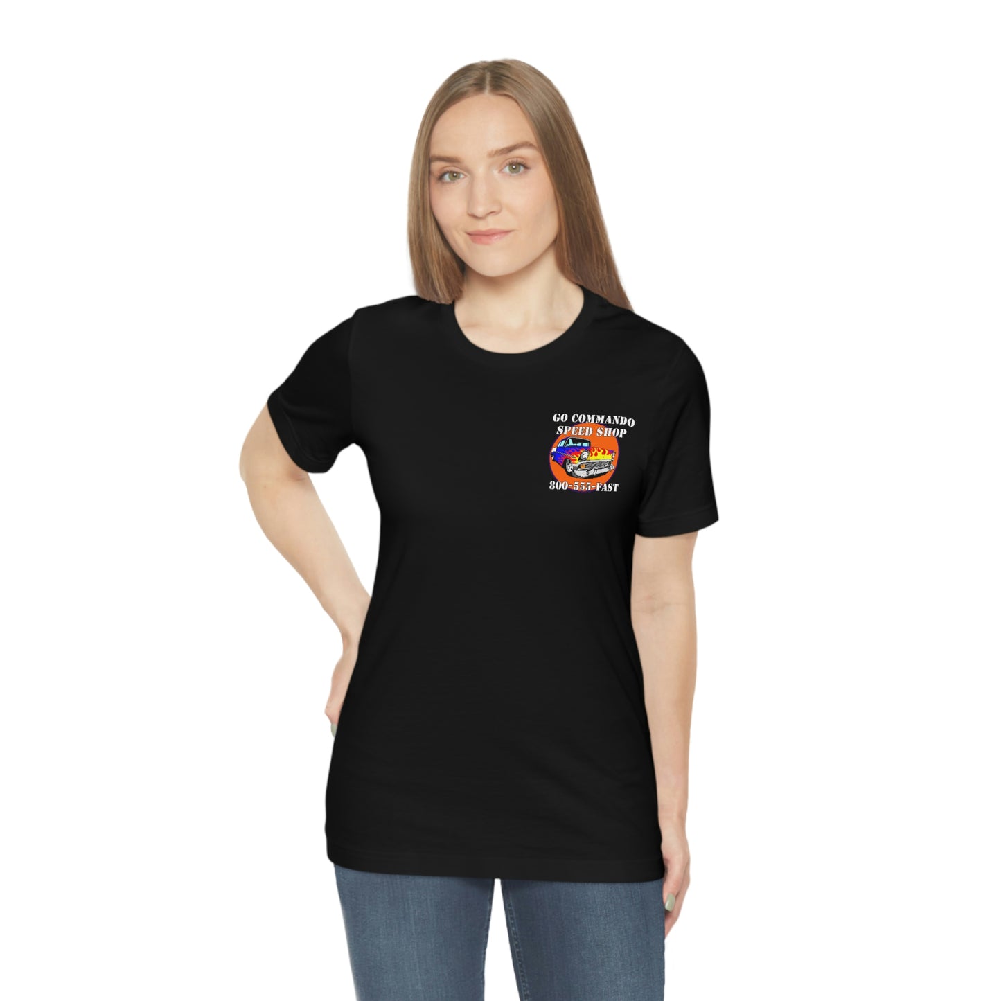 Go Commando Speed Shop - Unisex Jersey Short Sleeve Tee