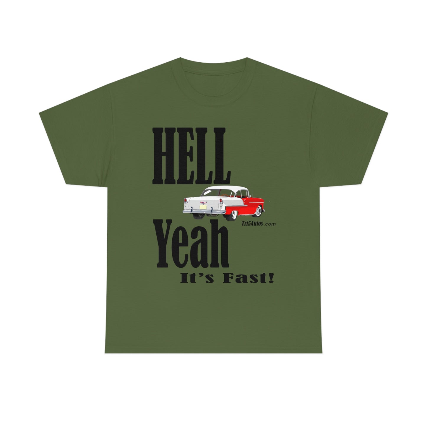 55 Red Hell Yeah Unisex Heavy Cotton Tee