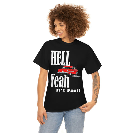 55 Red Hell Yeah Unisex Heavy Cotton Tee