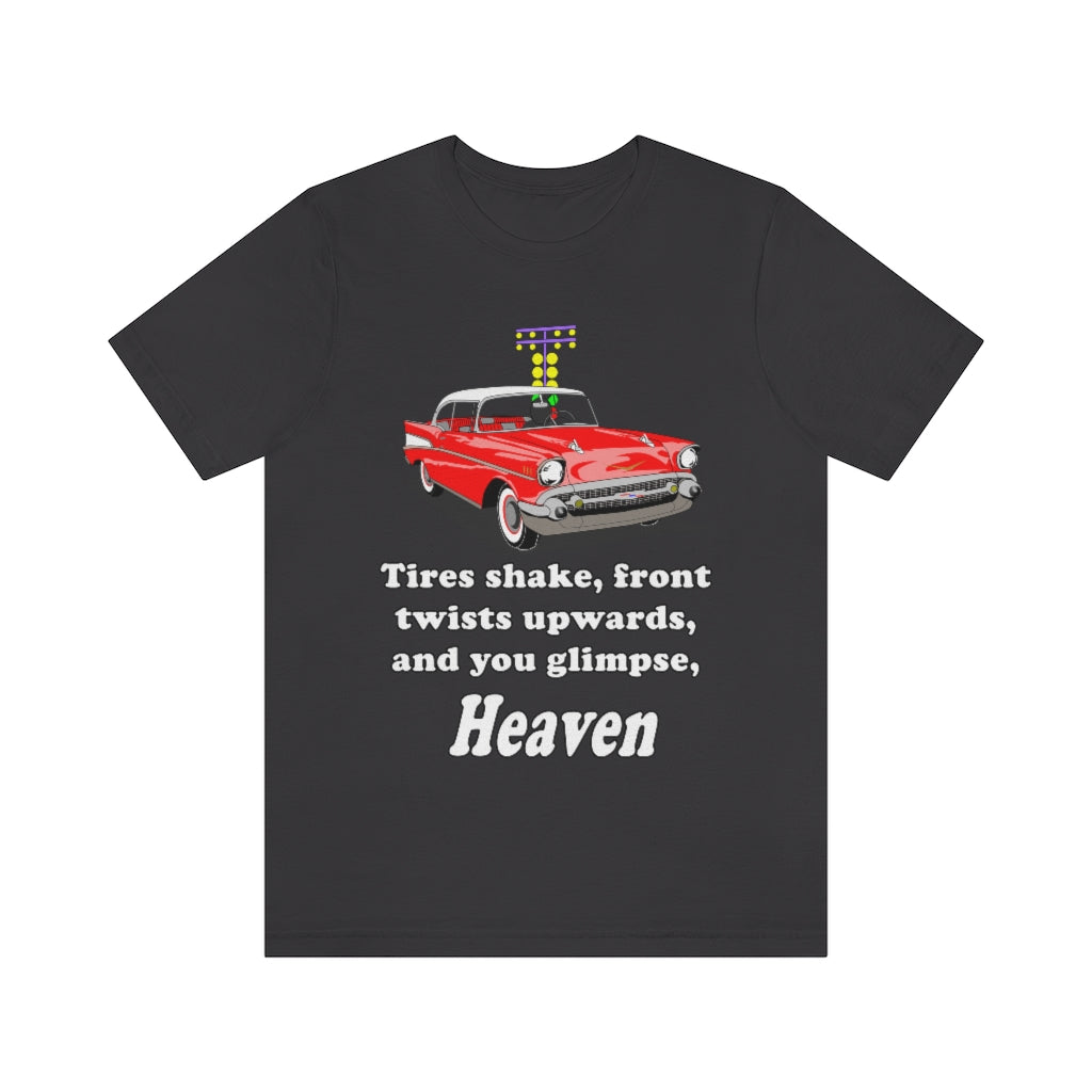 Red 57 Glimpse Heaven - Front only - Unisex Jersey Short Sleeve Tee